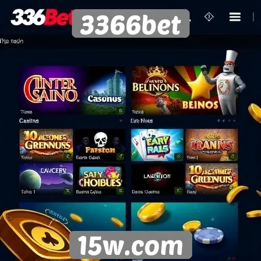 Plataforma 3366bet destaca jogos de cassino populares