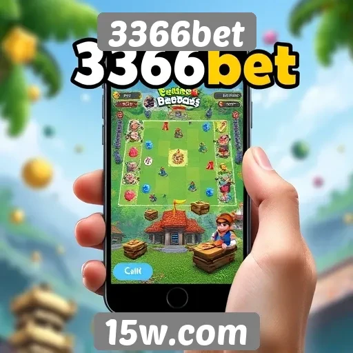 Experiência móvel no site 3366bet